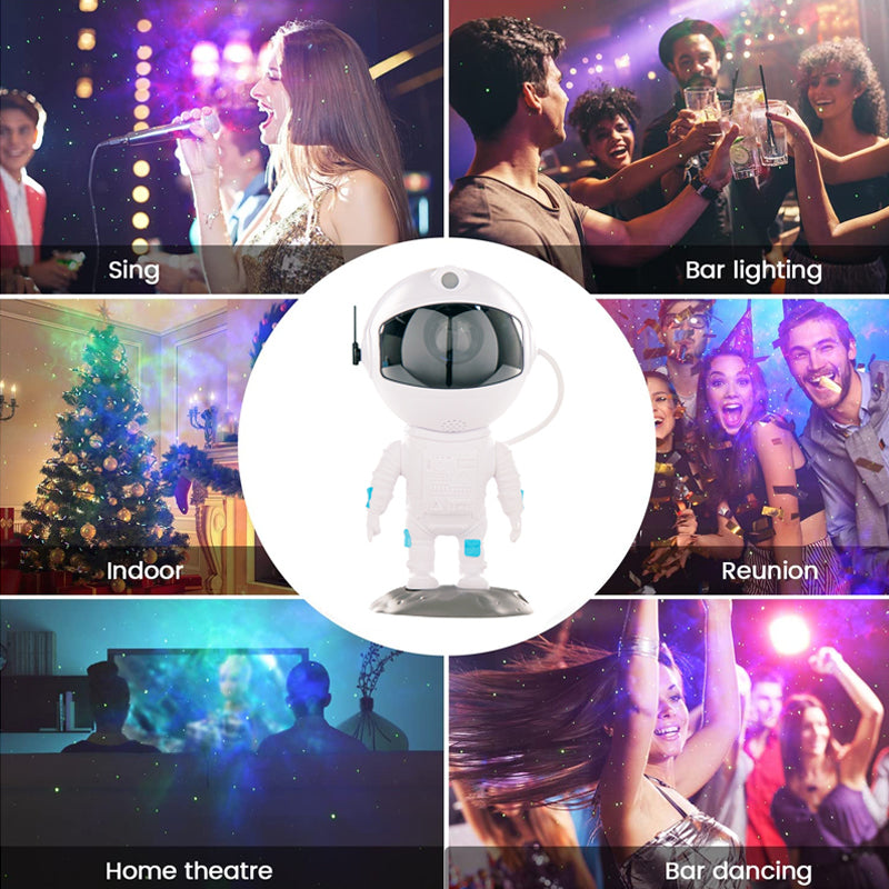 Astronaut Starry Sky Projector Remote Control Music Laser®